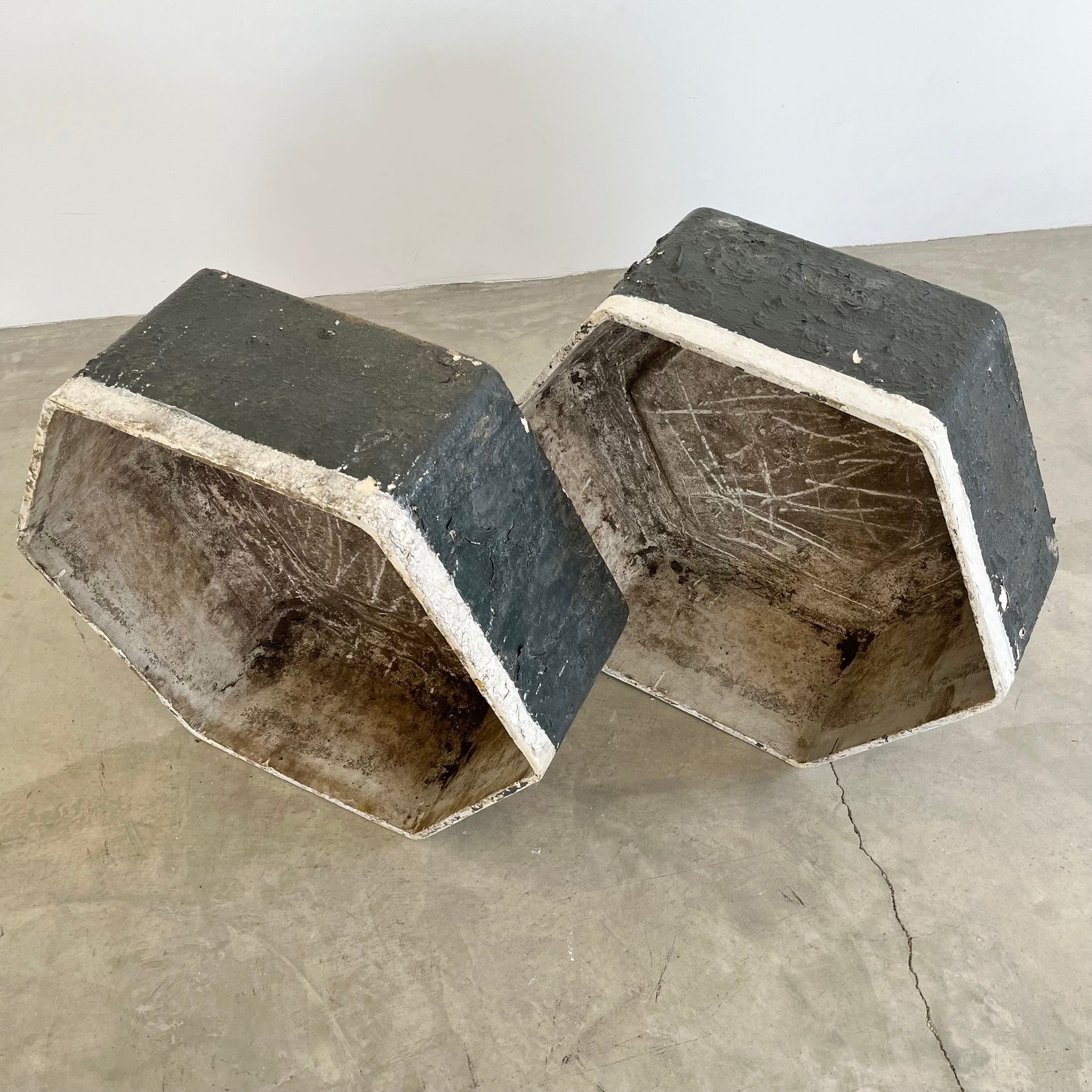 Hexagonal Planters by Willy Guhl, 1960s Switzerland