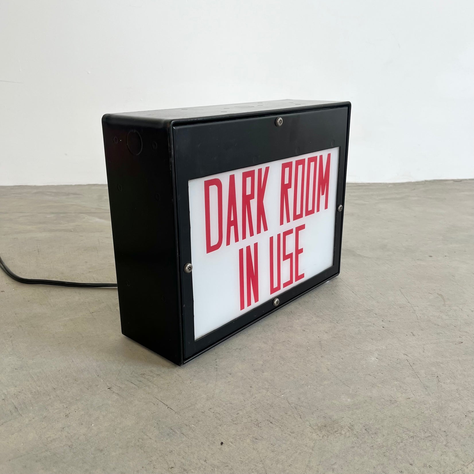 "Dark Room In Use" Illuminated Sign