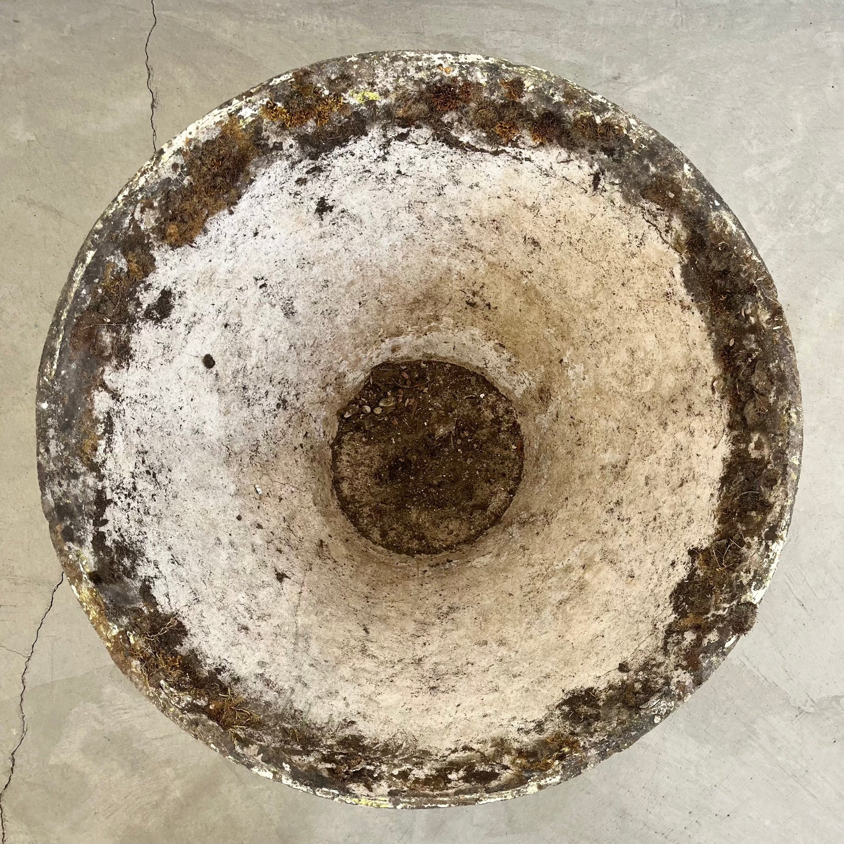 Willy Guhl Concrete Cone Flower Pot, 1960s Switzerland
