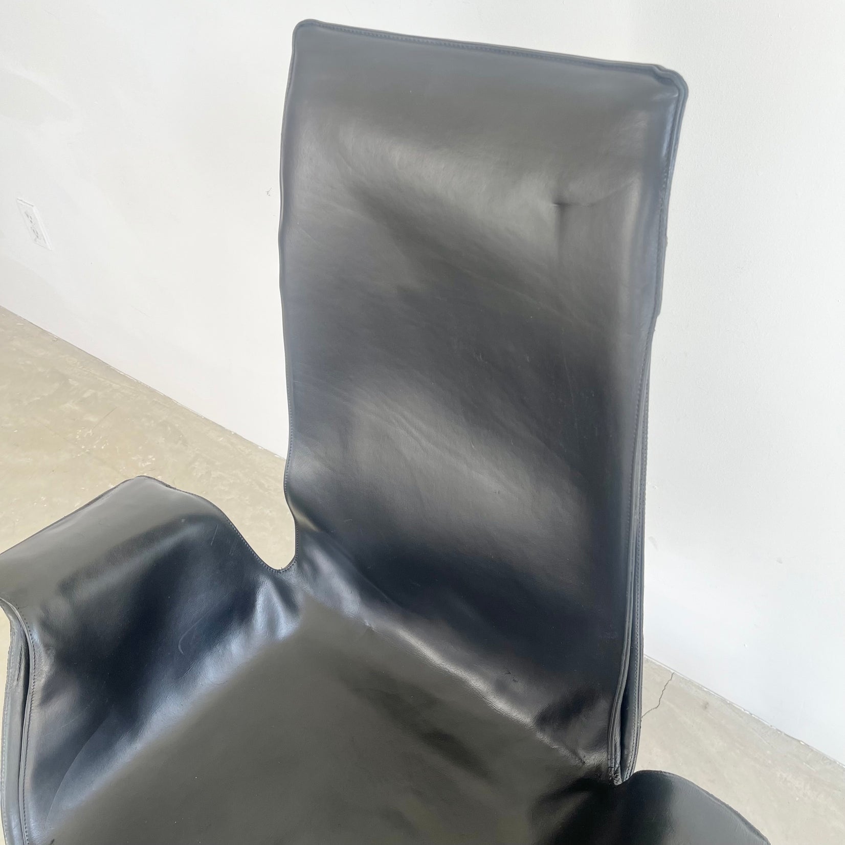 Fabricius Kastholm Leather 'Bird' Chairs