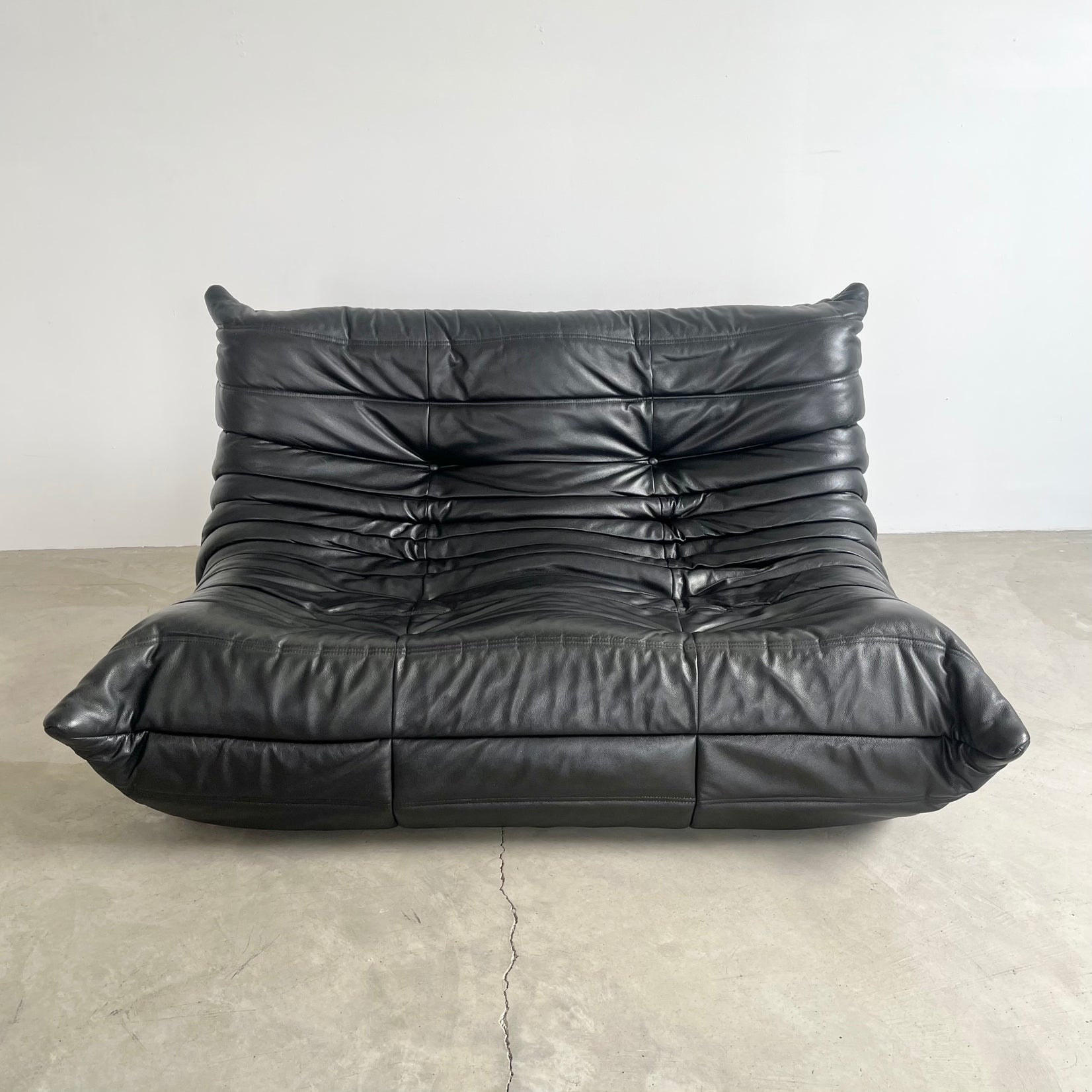 Black Leather Togo Set