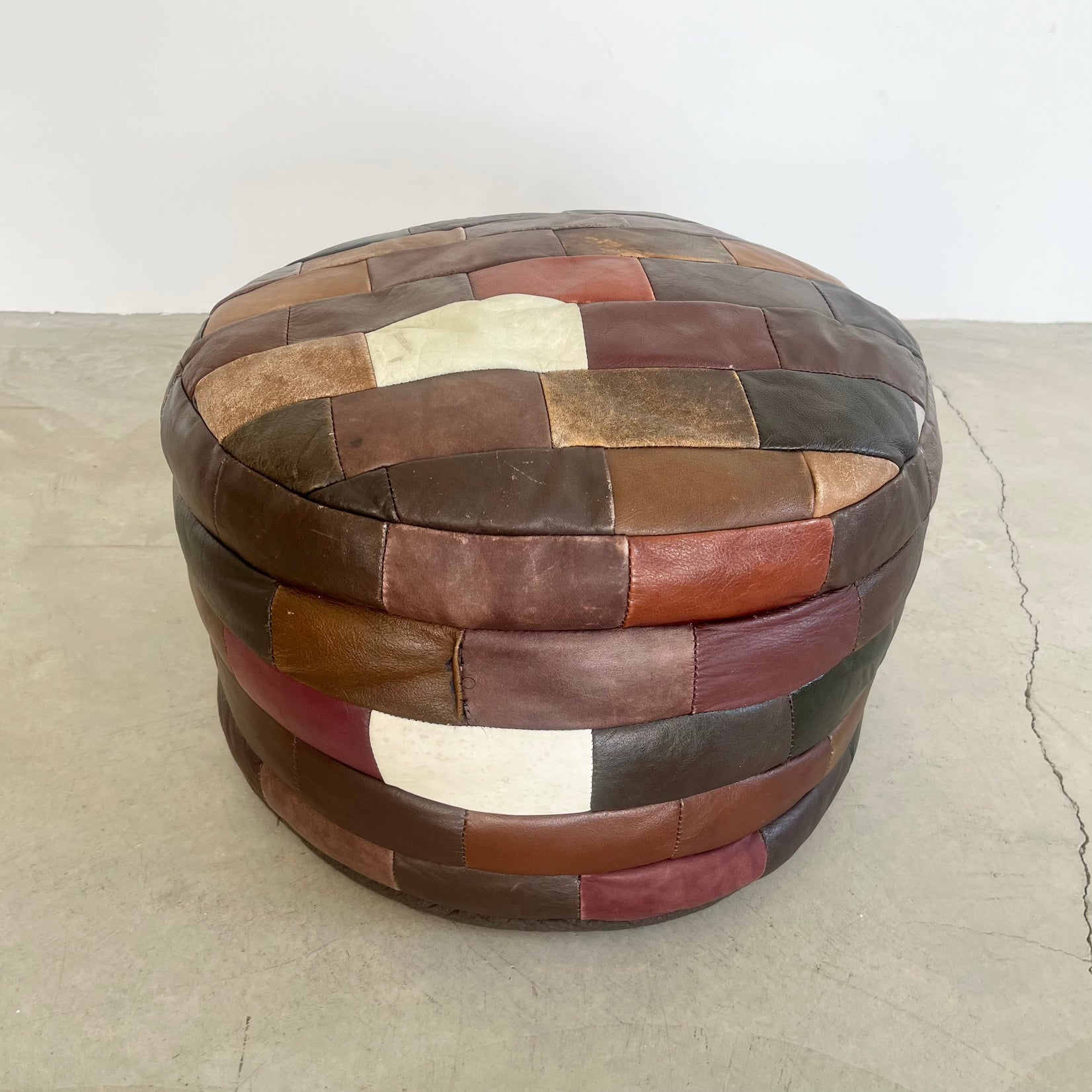 Multicolor Patchwork Ottoman