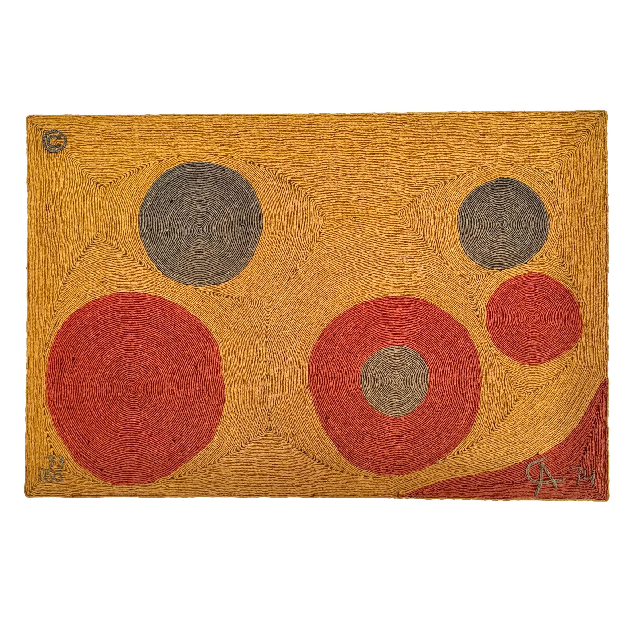 Hand Woven Jute 'Sun' Tapestry