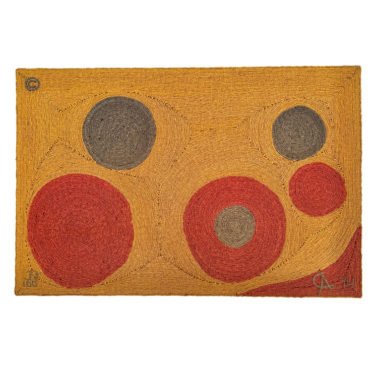 Hand Woven Jute 'Sun' Tapestry