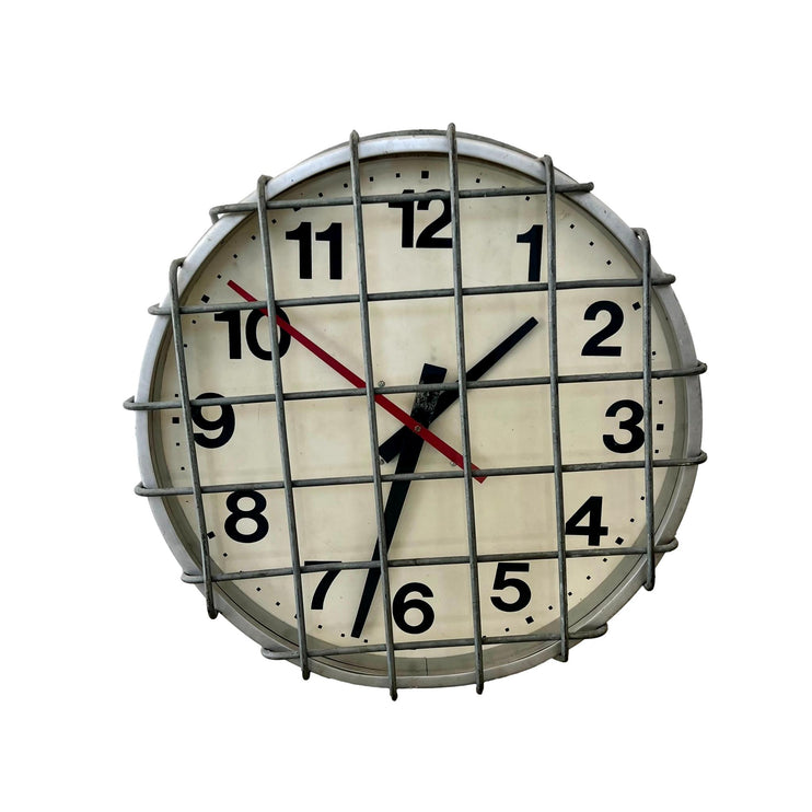 Caged Prison Clock, 1960s USA