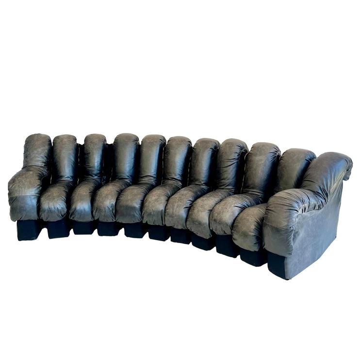 DS-600 Non-Stop 11 Element Leather Sofa