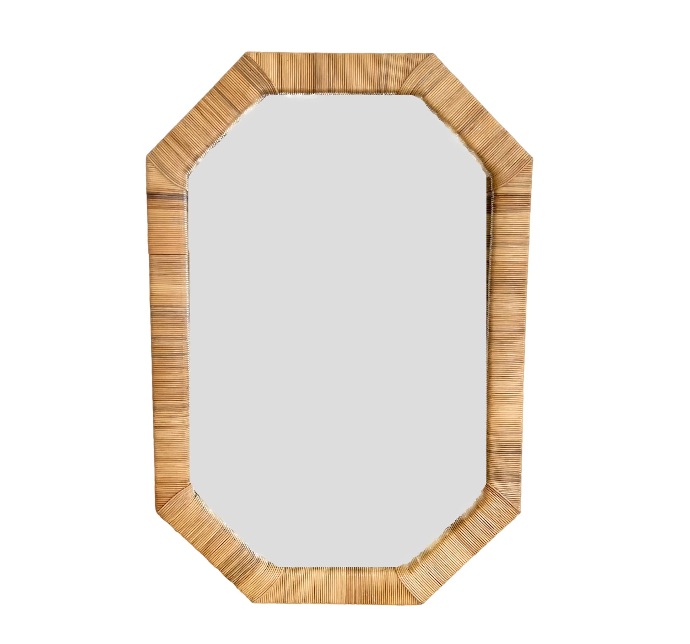 Rattan Mirror