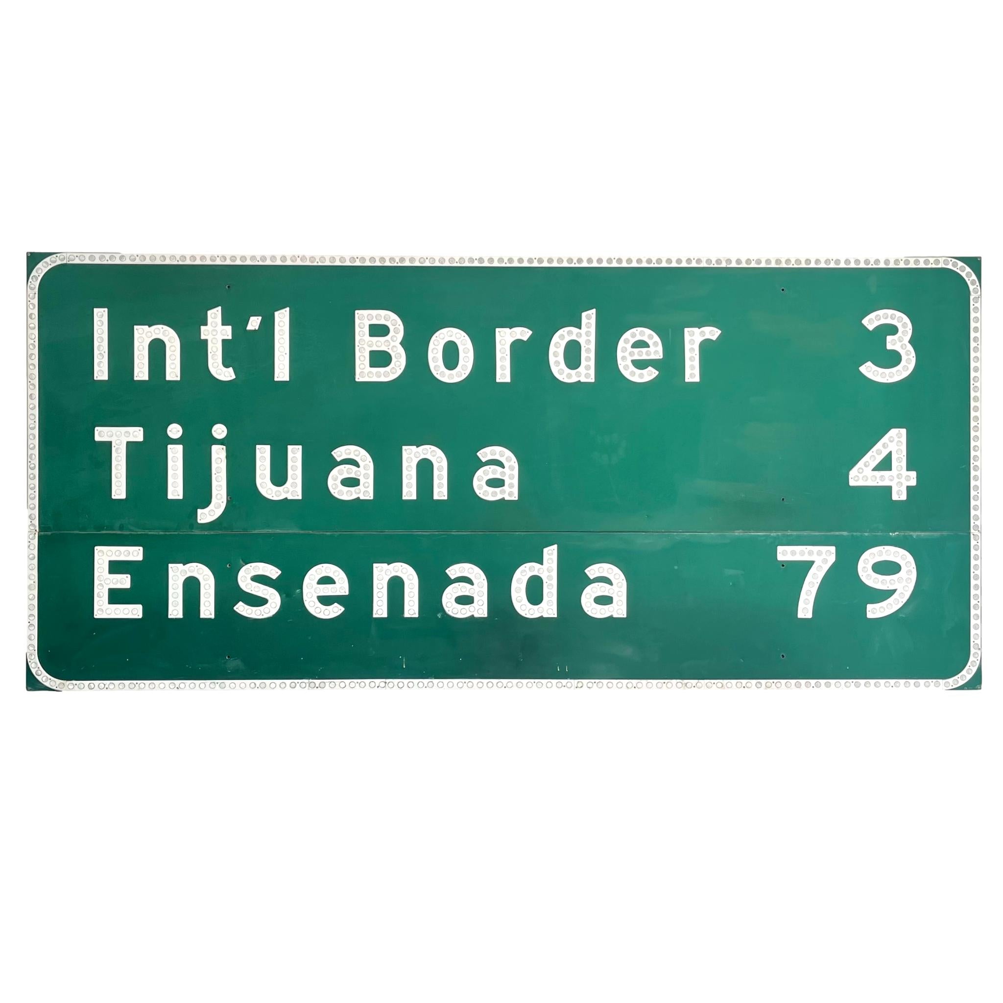 "Int'l Border" Sign