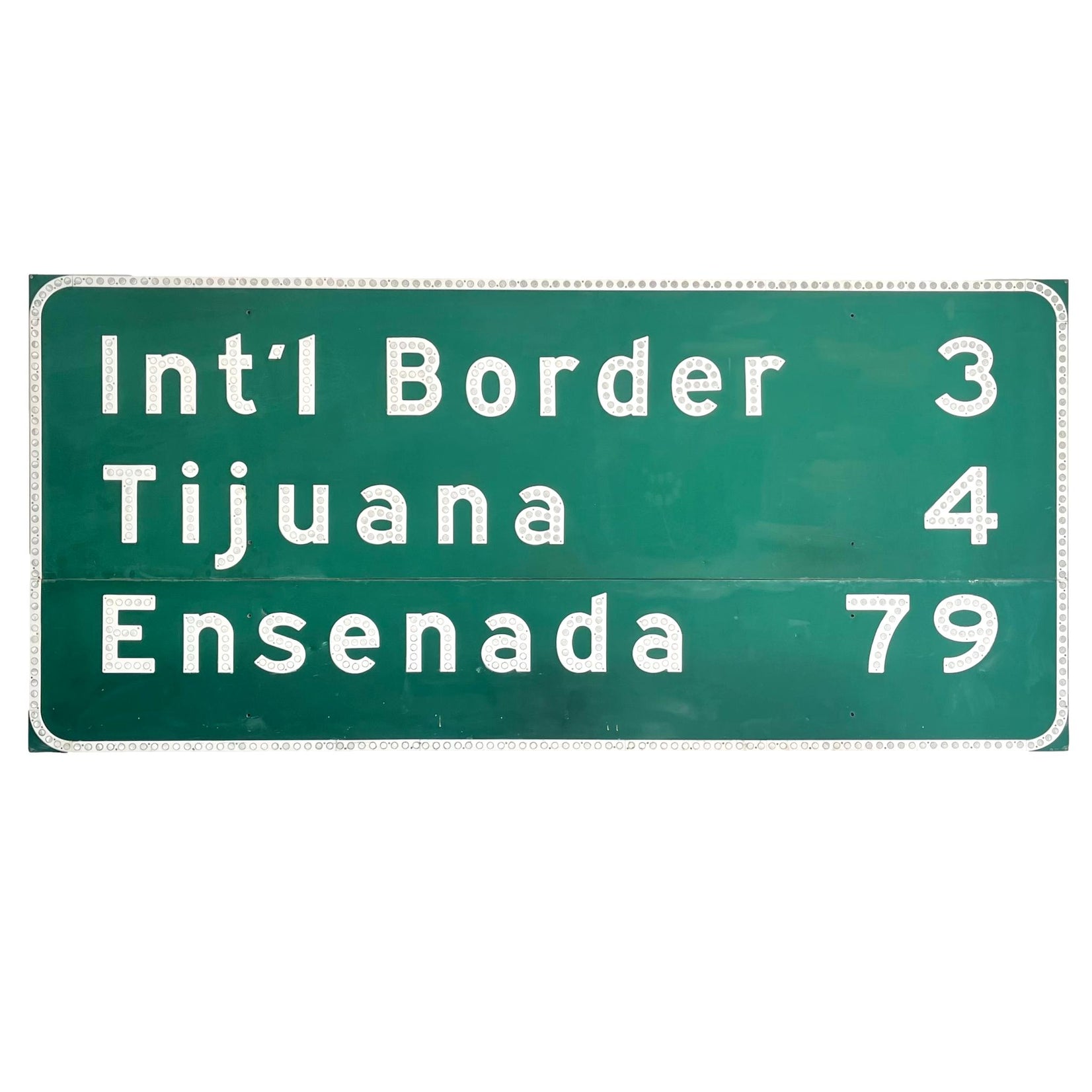 "Int'l Border" Sign