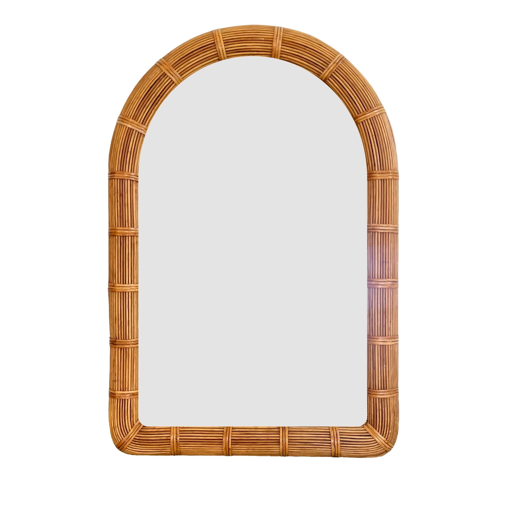 Rattan Mirror