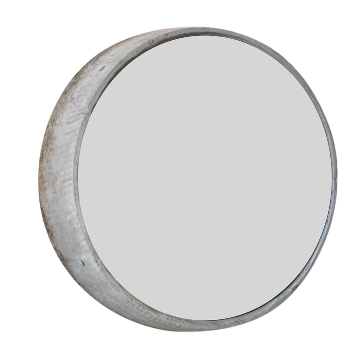Circular Concrete Mirror