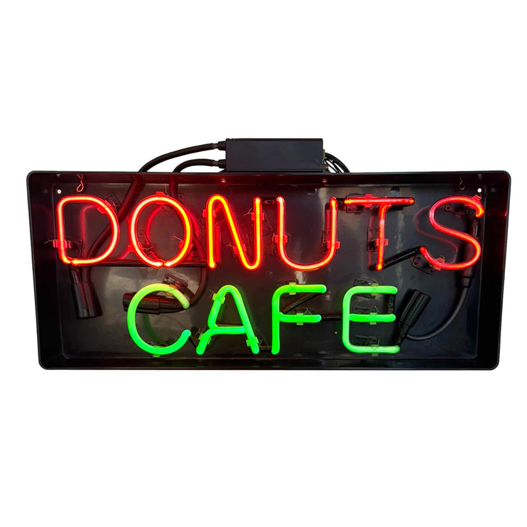 'Donuts Cafe' Neon Sign