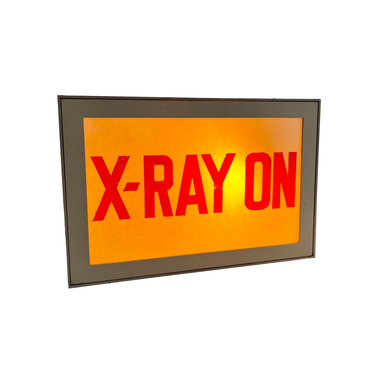 Illuminated "X- RAY ON" Sign