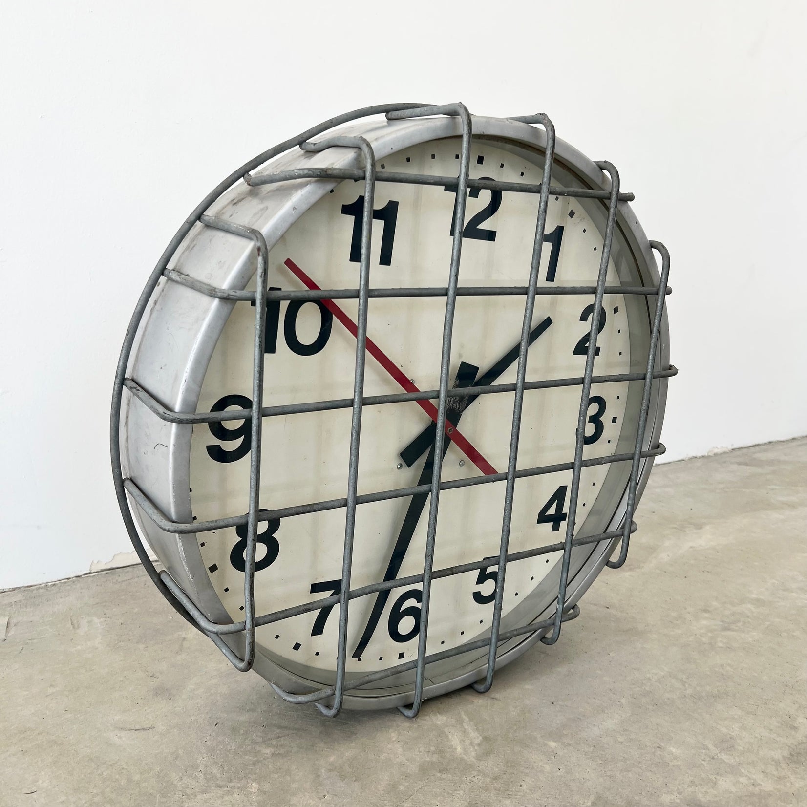 Caged Prison Clock, 1960s USA
