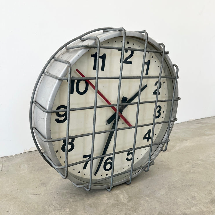 Caged Prison Clock, 1960s USA