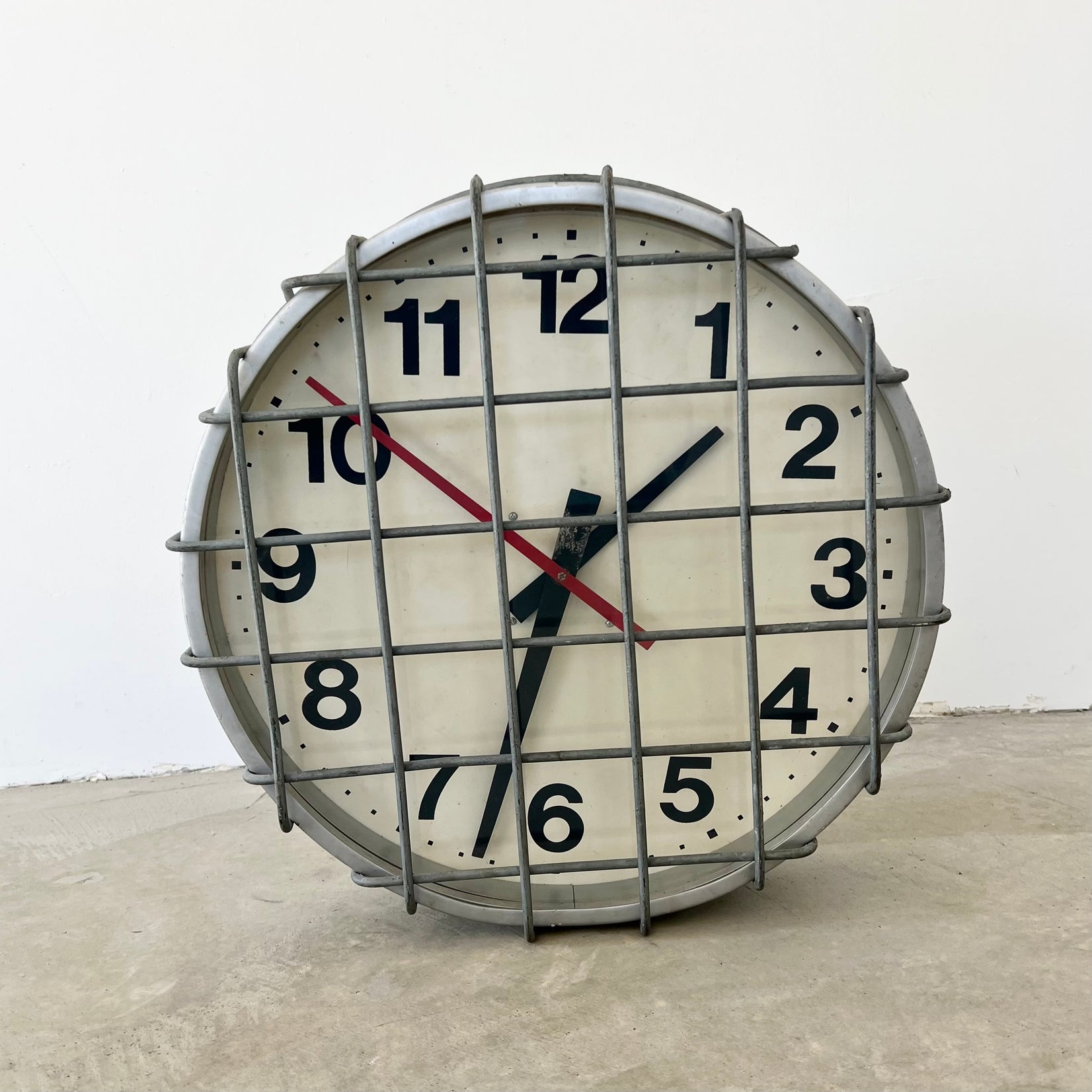 Caged Prison Clock, 1960s USA