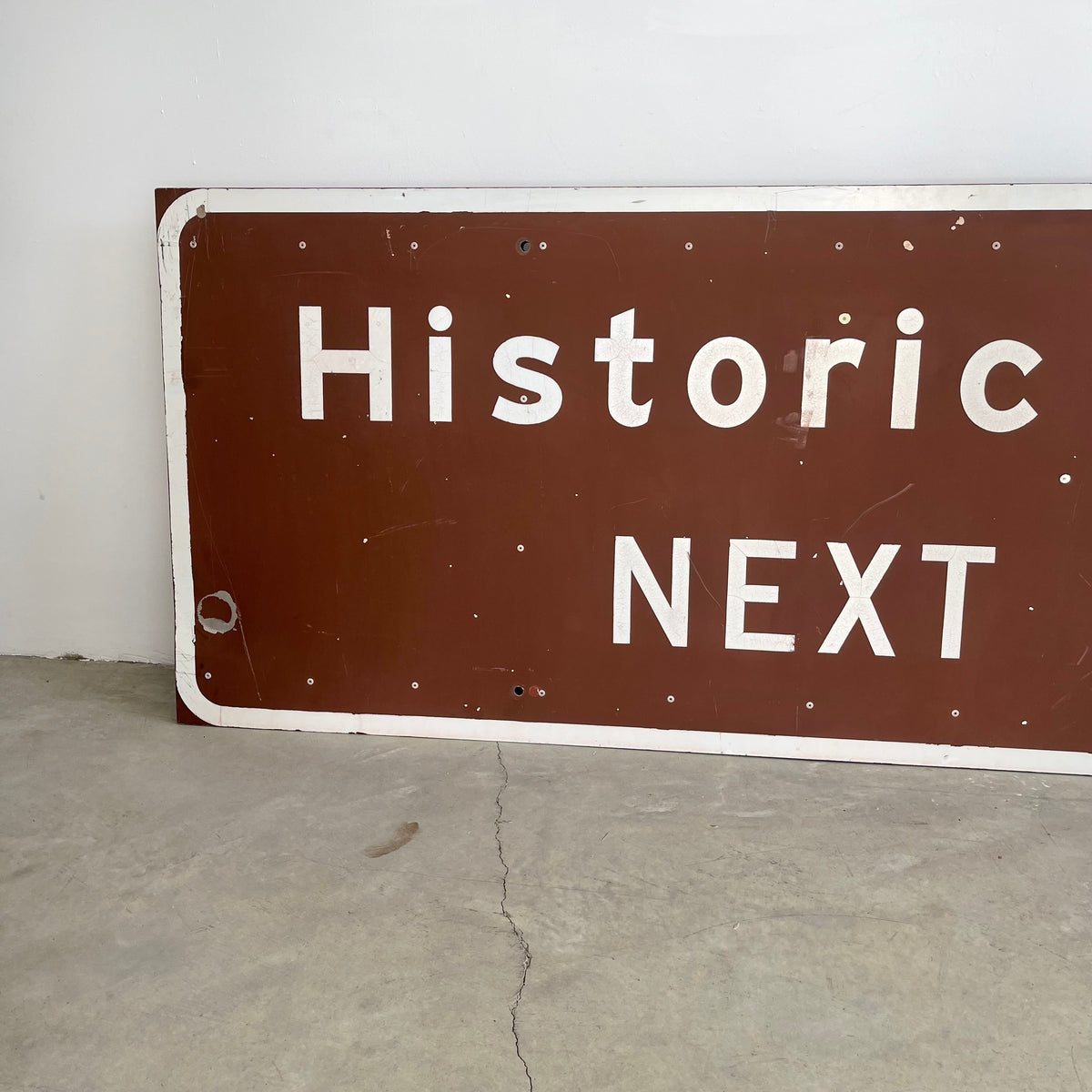 Historic Route 66 “Next Right” Highway Sign