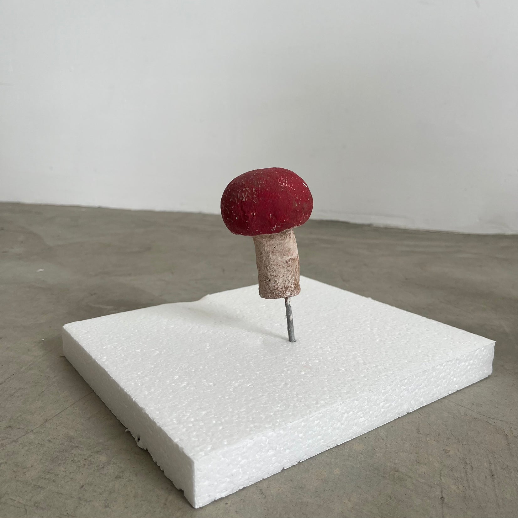 Set of 13 Concrete Mushrooms