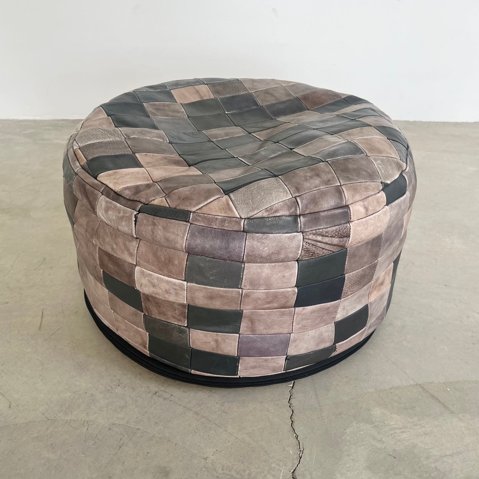 Multicolor Patchwork Ottoman