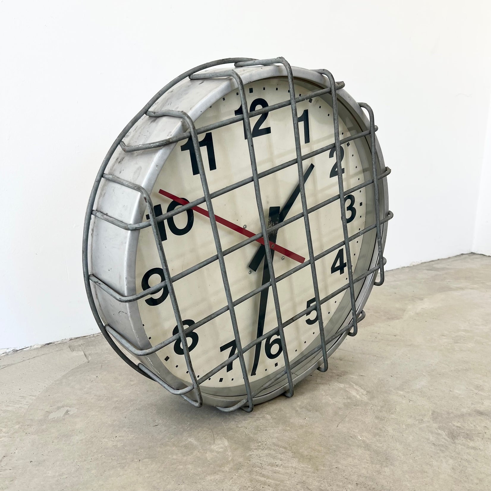 Caged Prison Clock, 1960s USA