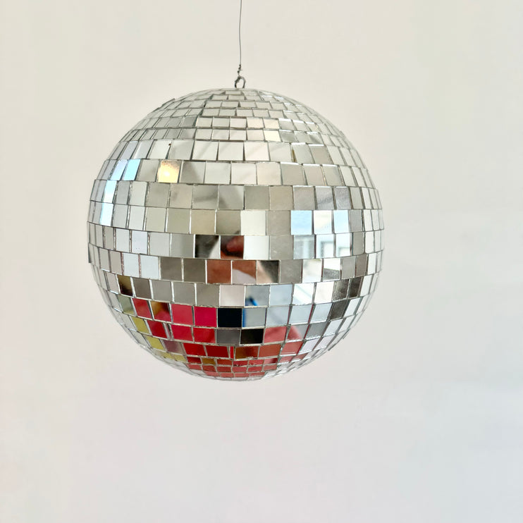 Mosaic Glass Disco Ball, 1980s USA