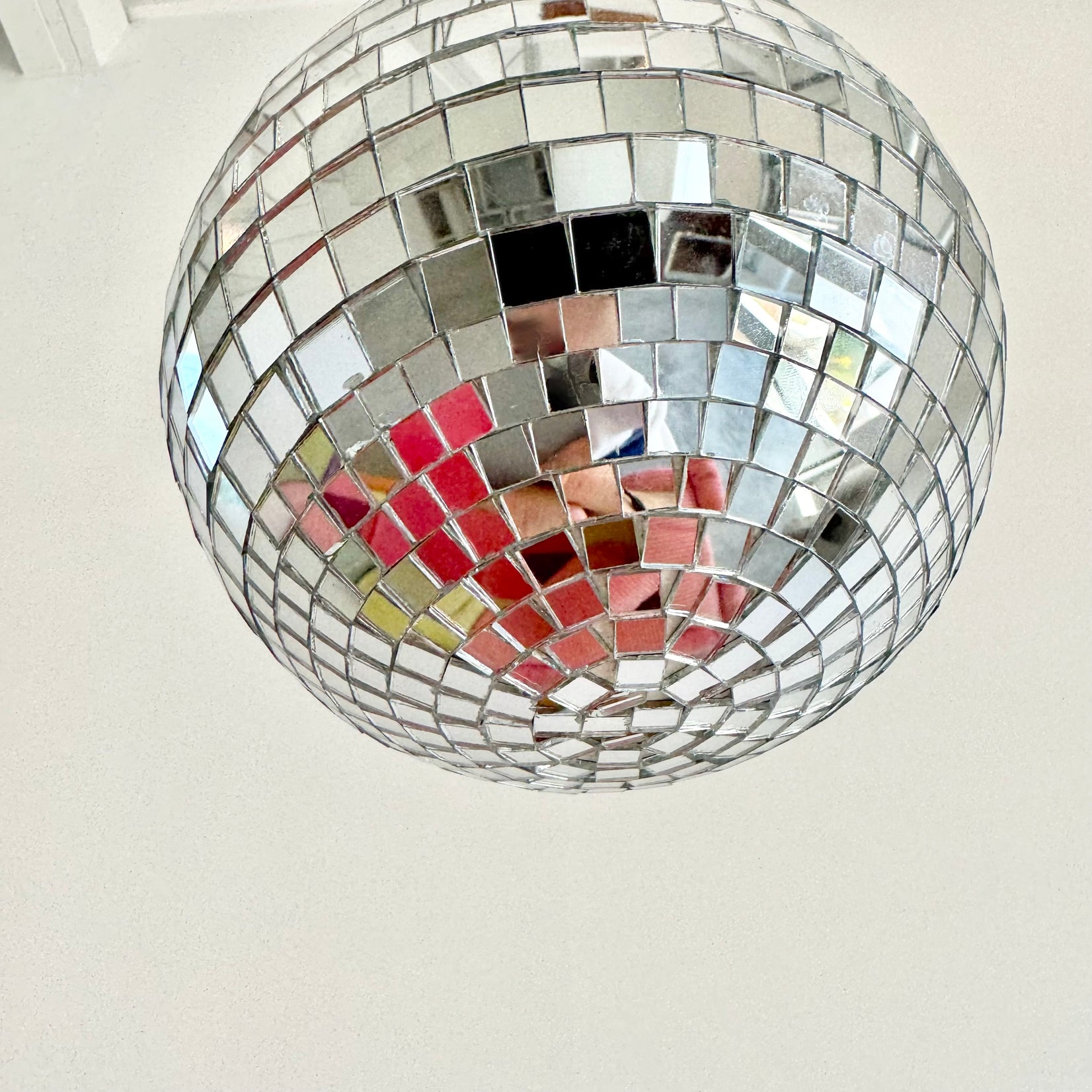 Mosaic Glass Disco Ball, 1980s USA