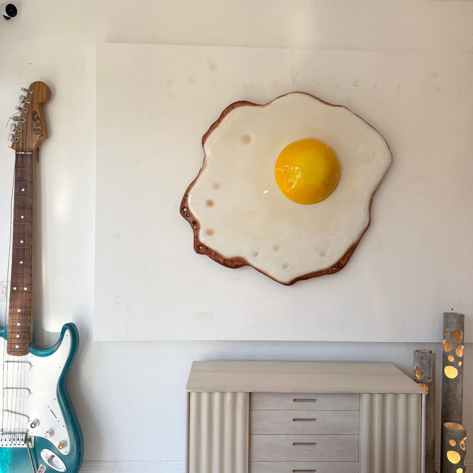 Oversized Pop Art Egg Sculpture
