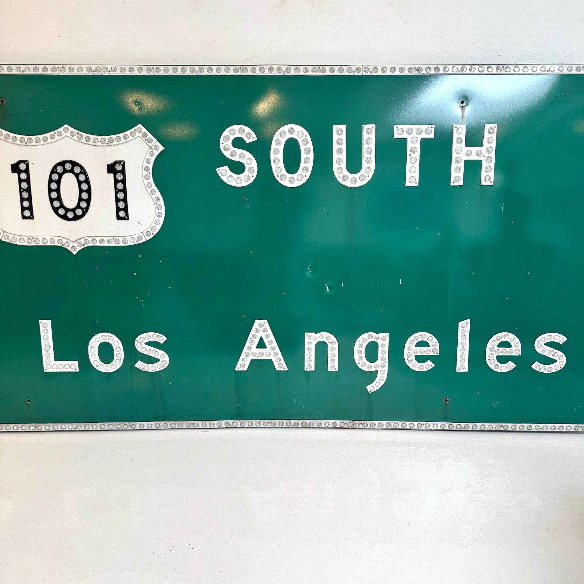Monumental Los Angeles 101 Freeway Sign