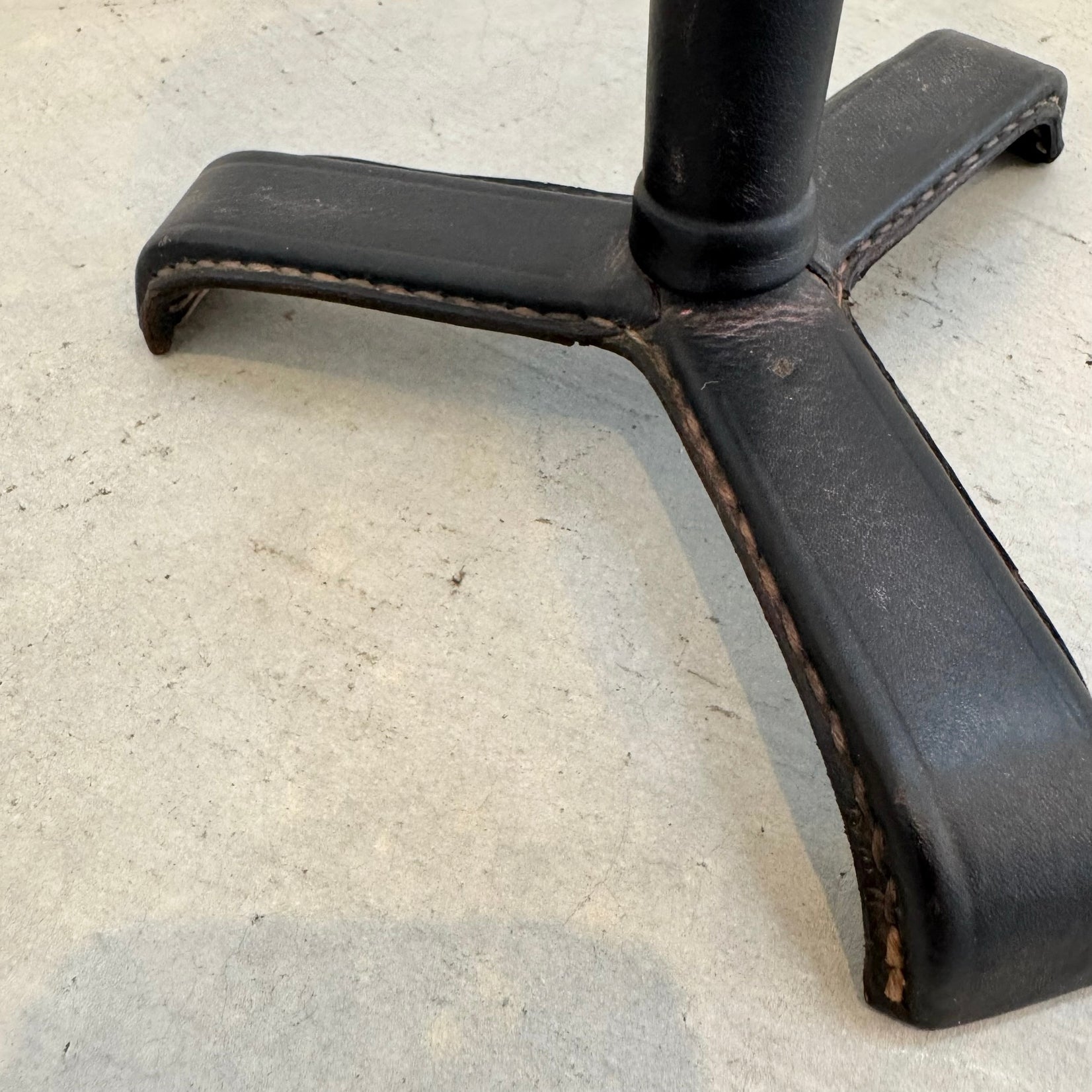 Brass and Leather Ashtray/ Catchall