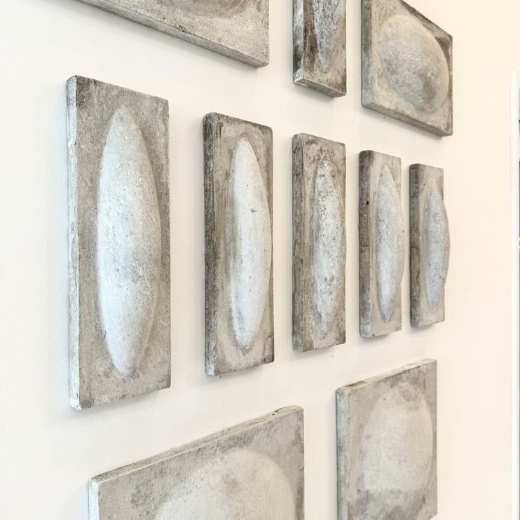 12-Piece Fiber Cement Wall Sculpture