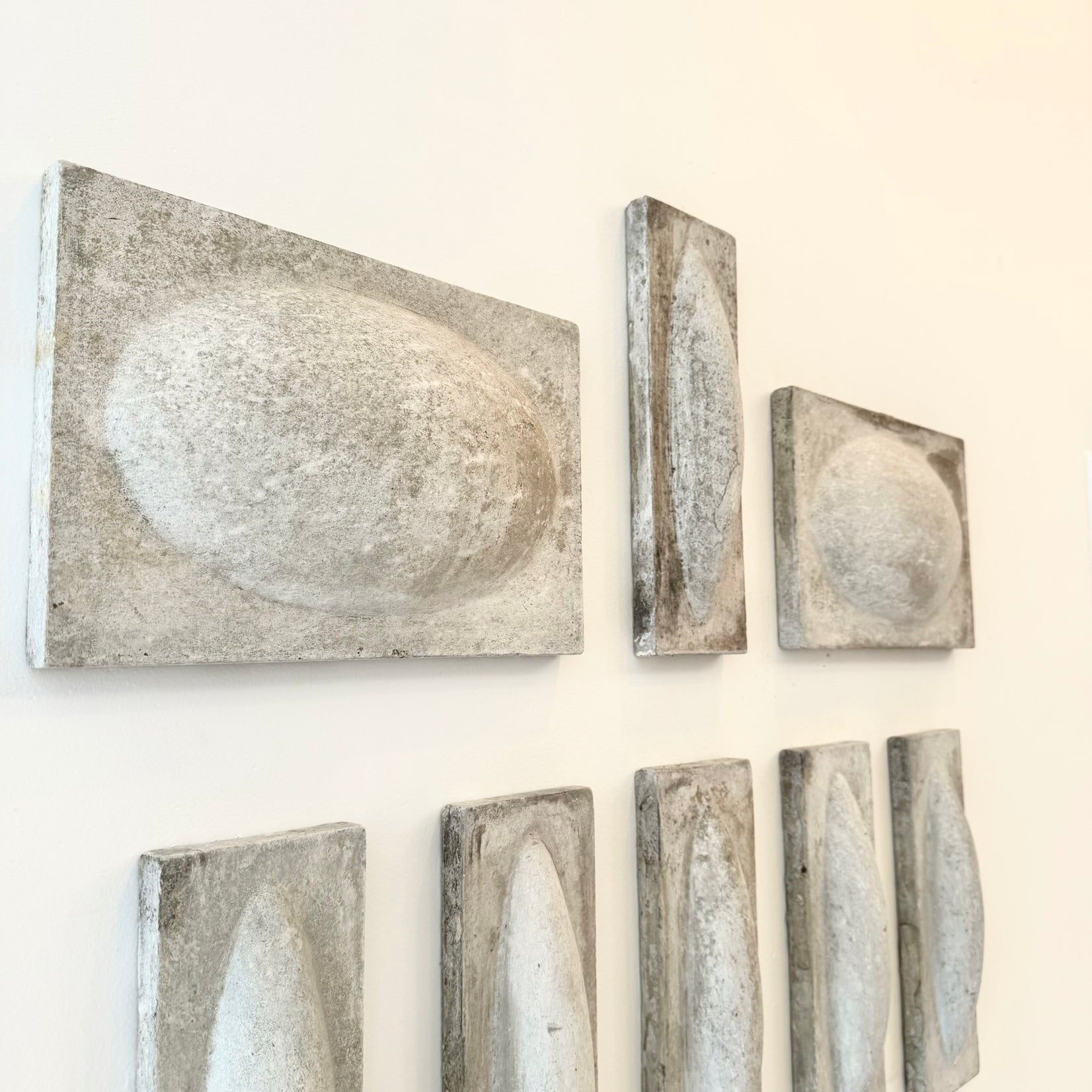 12-Piece Fiber Cement Wall Sculpture