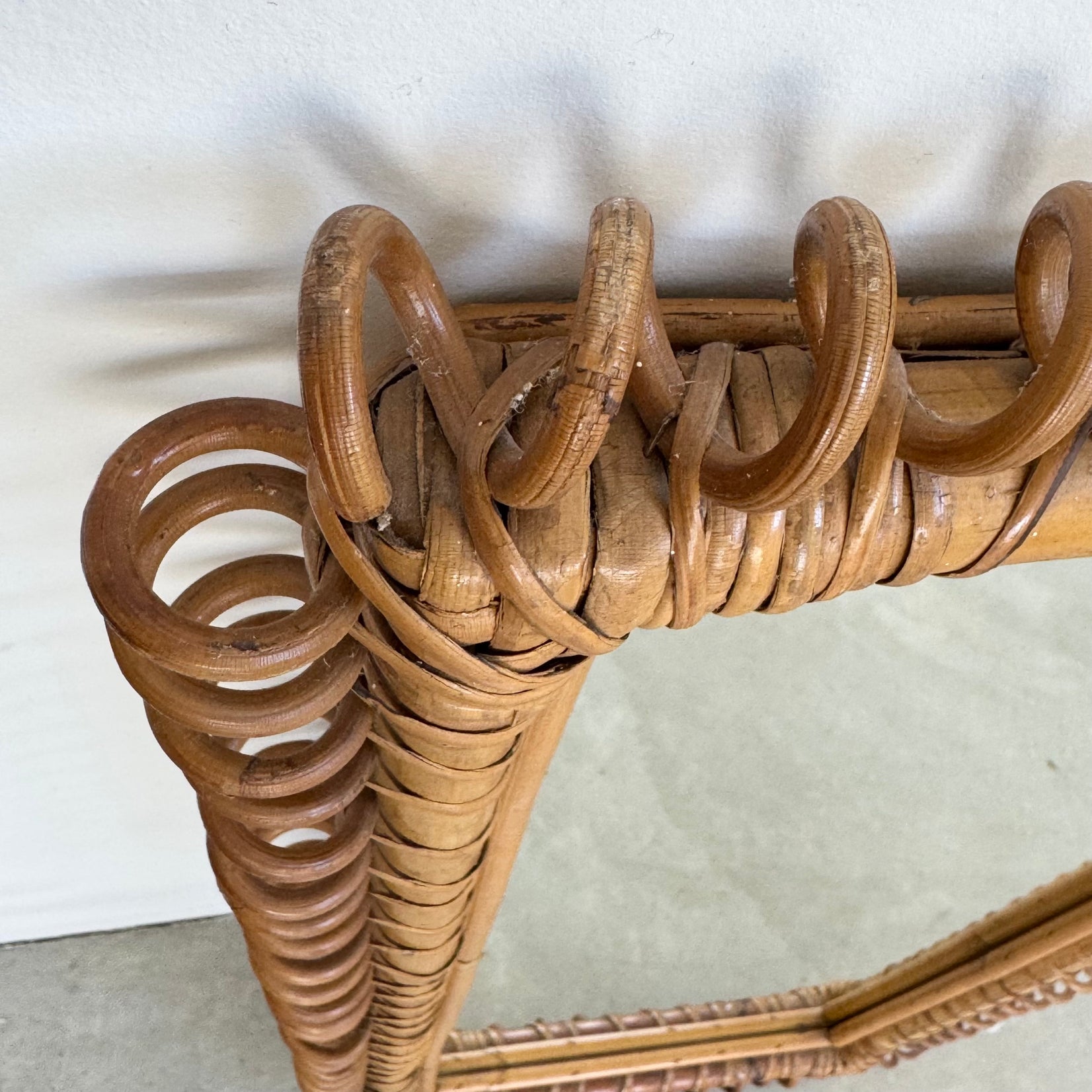 Rattan Mirror