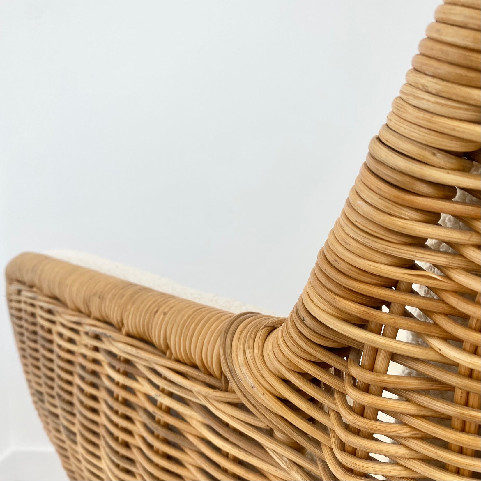 Rattan and Wicker Egg Chair