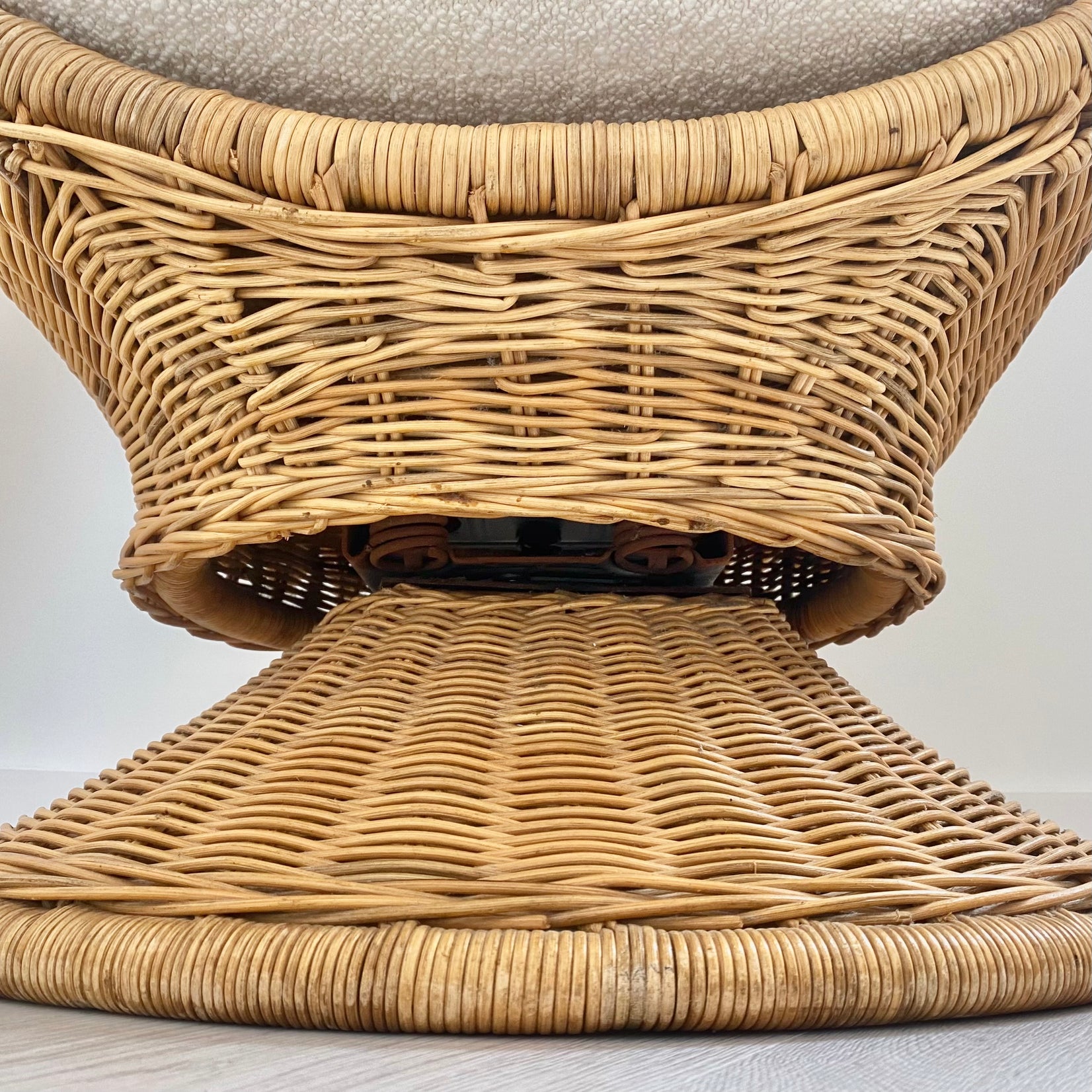 Rattan and Wicker Egg Chair