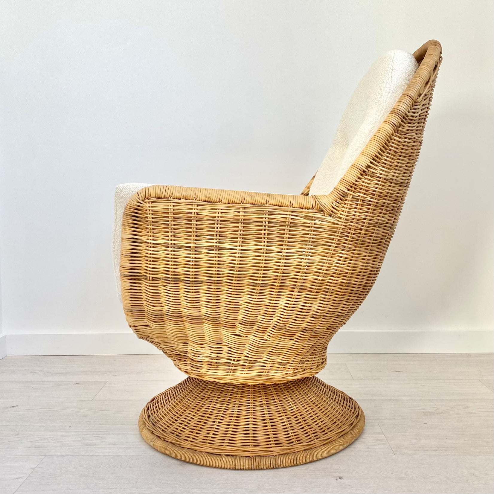 Rattan and Wicker Egg Chair