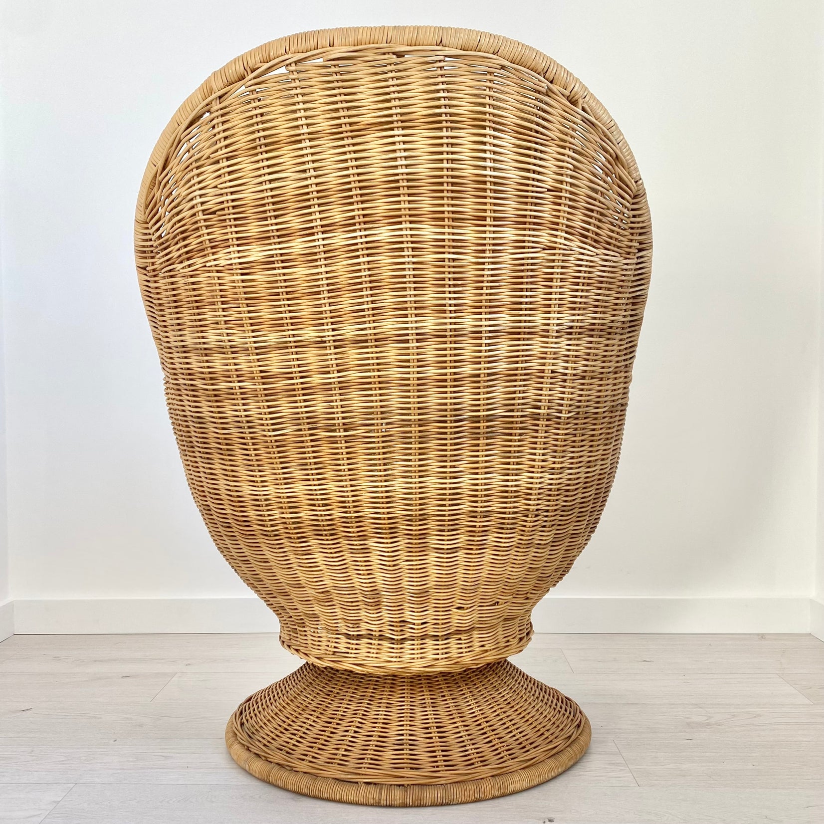 Rattan and Wicker Egg Chair