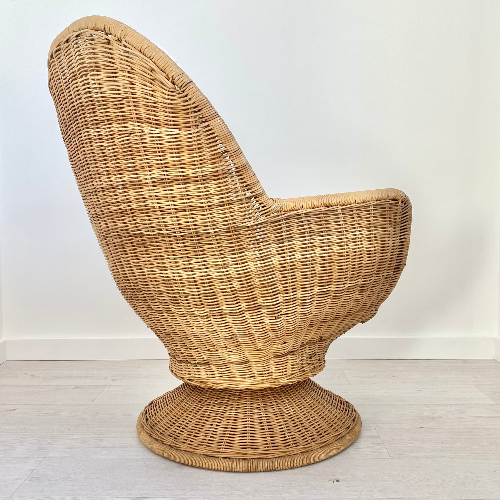 Rattan and Wicker Egg Chair