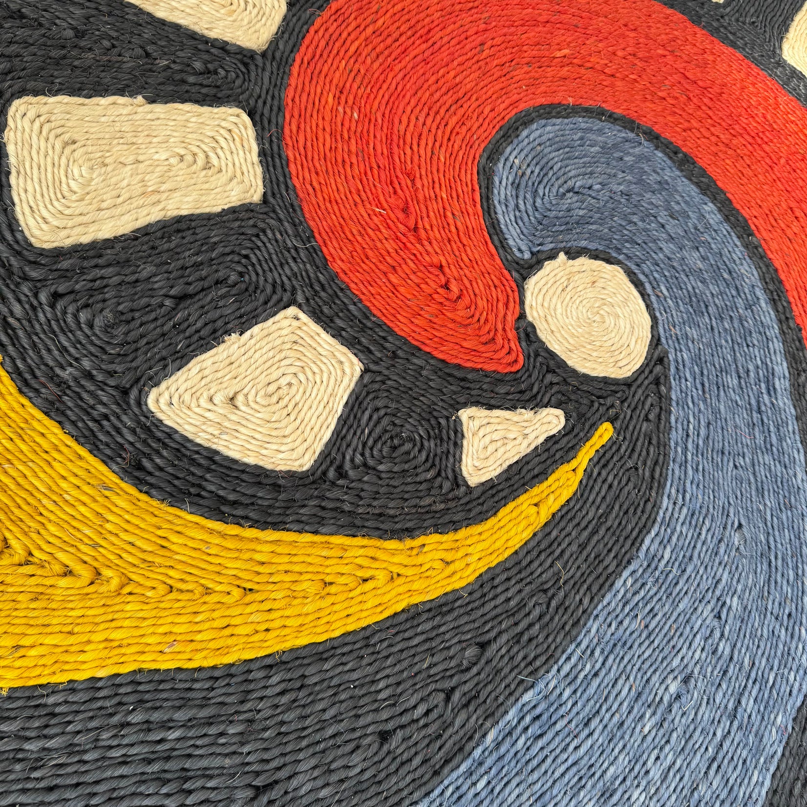 Jute 'Swirl' Tapestry