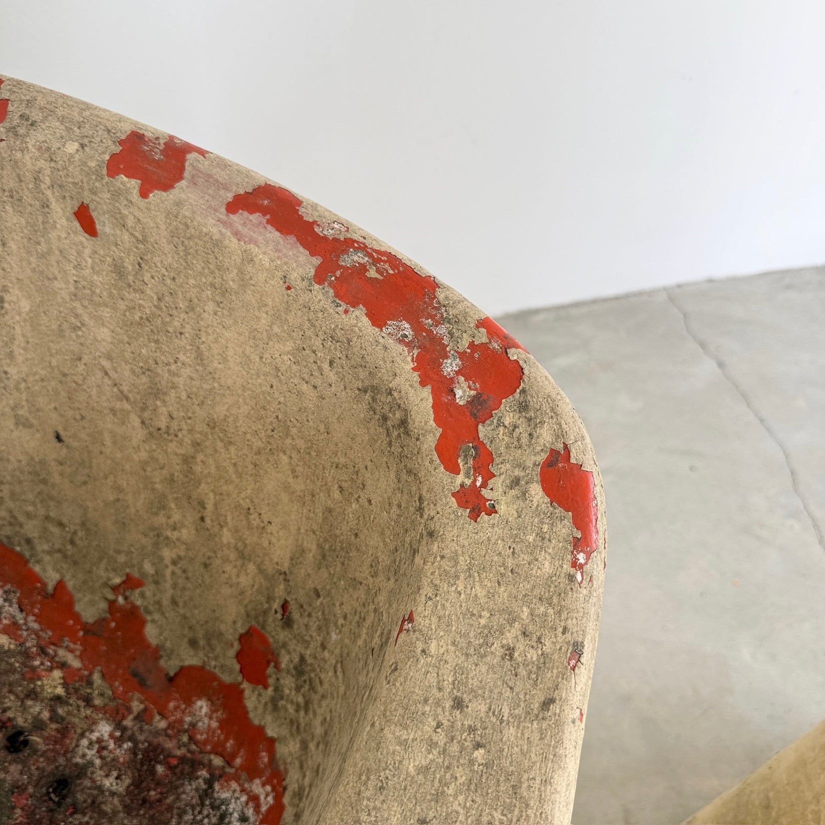 Pair of Sculptural Concrete Chairs