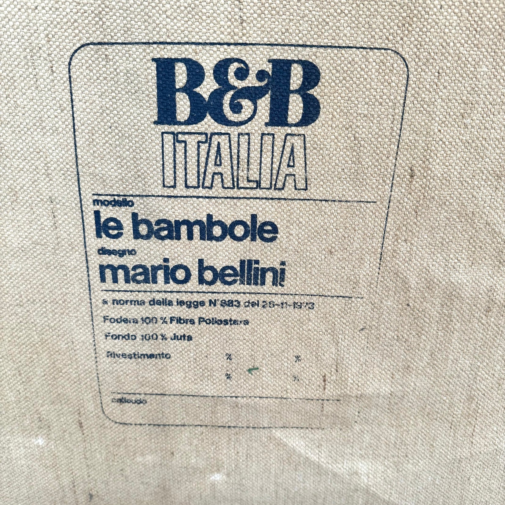 'Le Bambole' Lounge Chair for B&B Italia