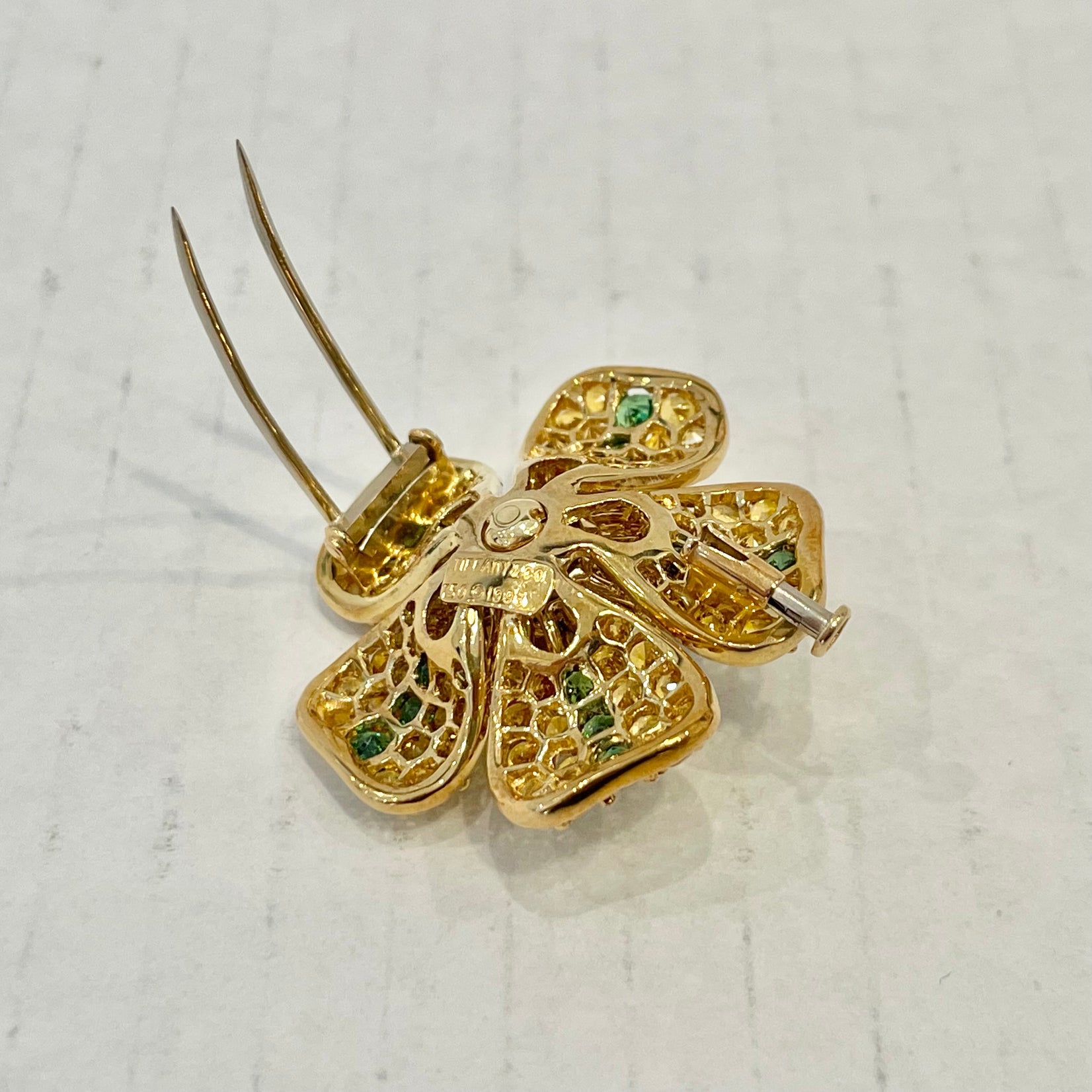 Tiffany & Co. Magnolia Pin in 18 Karat Yellow Gold