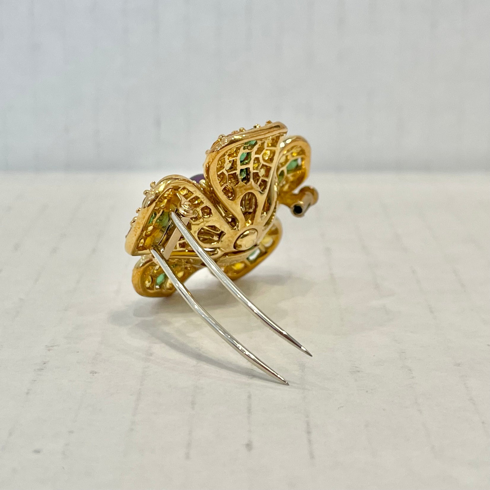 Tiffany & Co. Magnolia Pin in 18 Karat Yellow Gold
