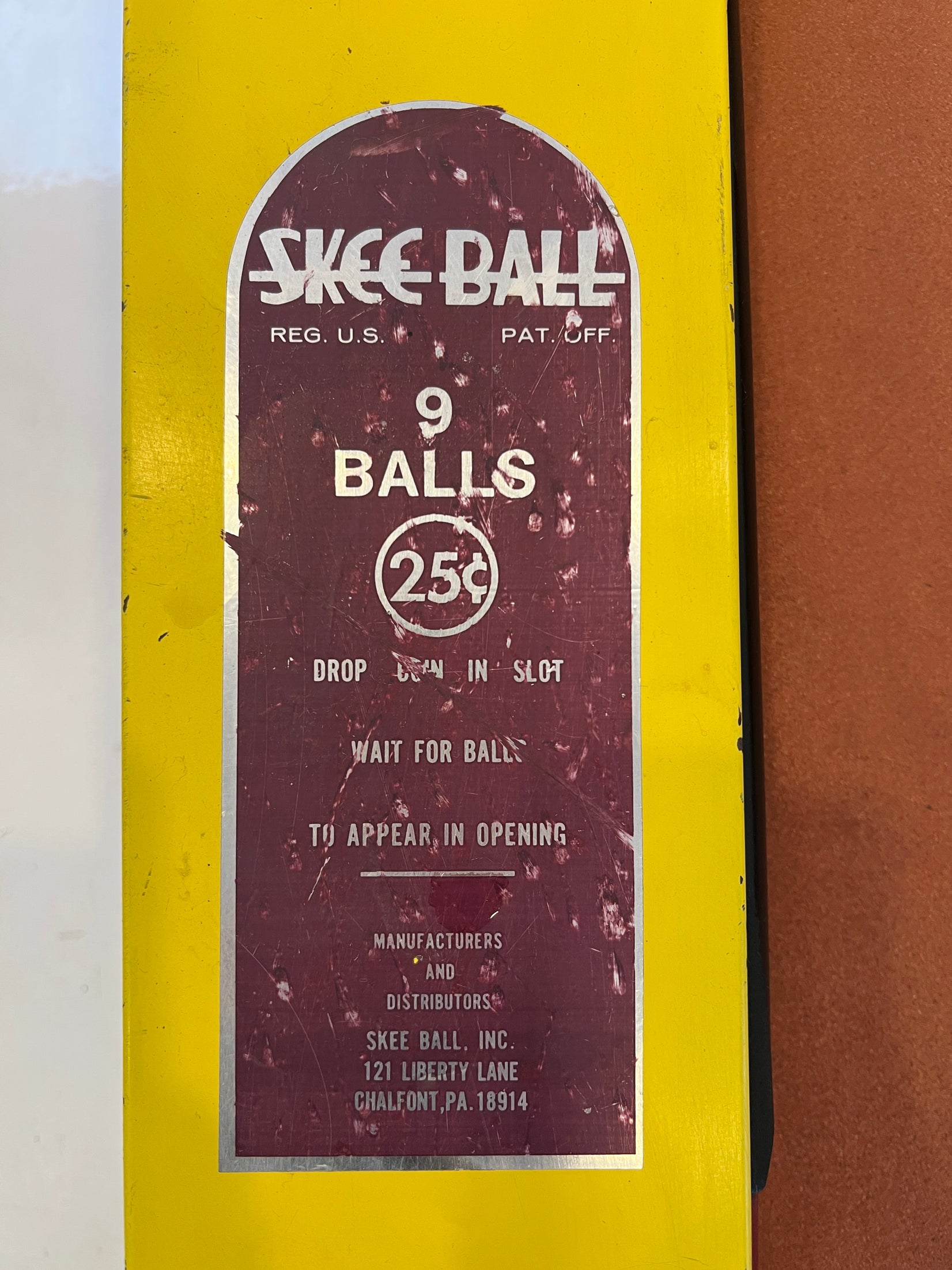 Skee Ball Arcade Machine