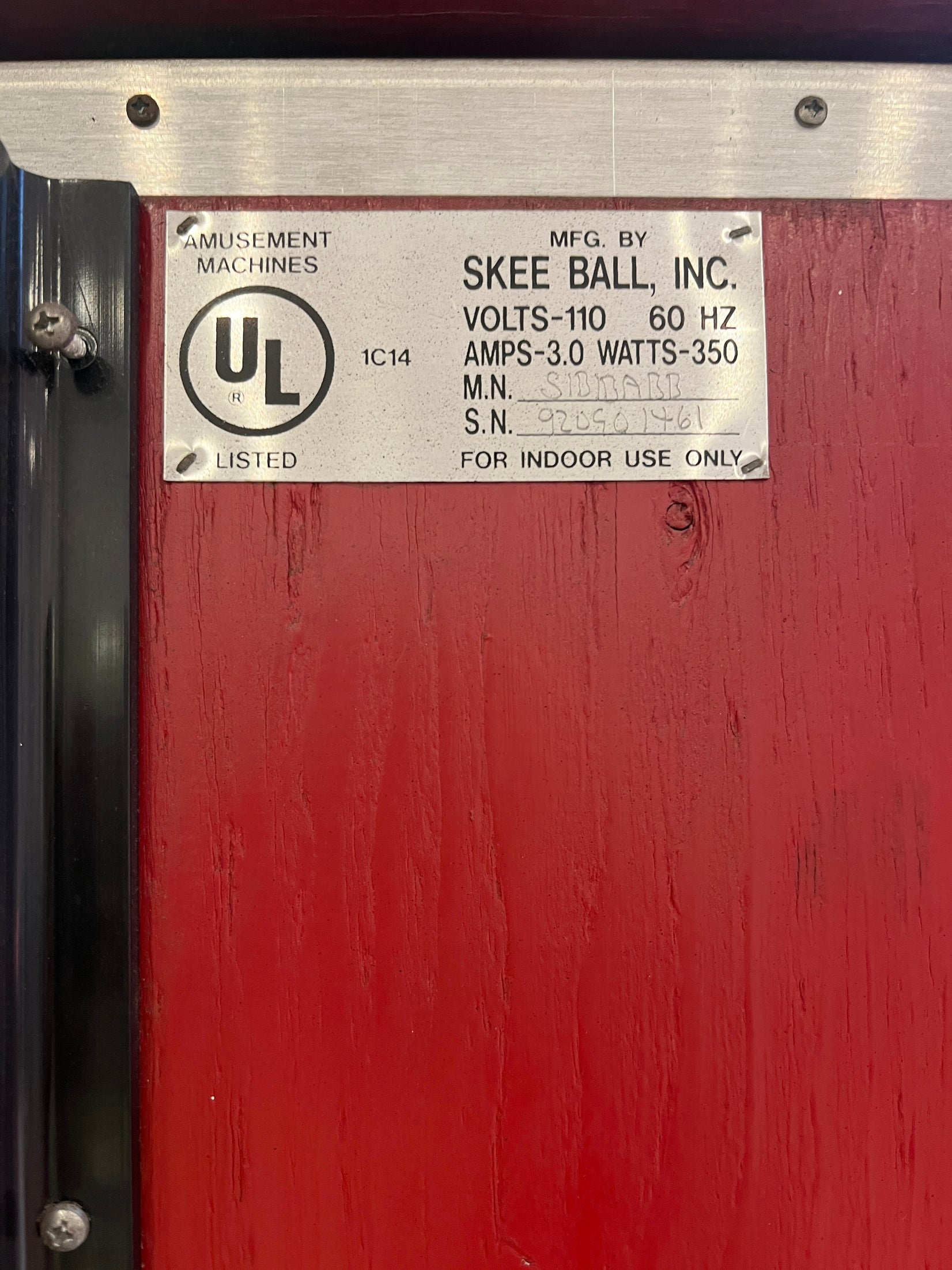 Skee Ball Arcade Machine