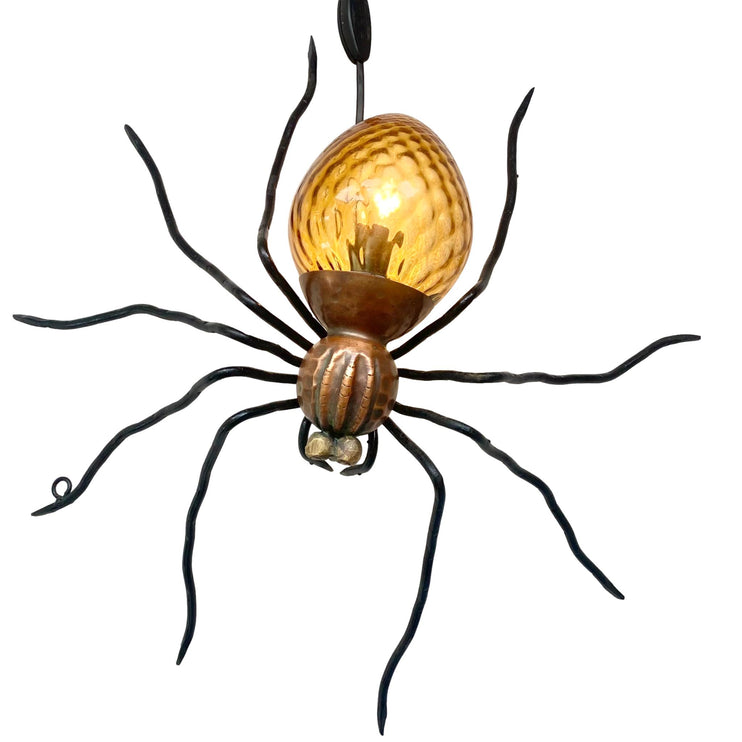 Copper Spider Sconce