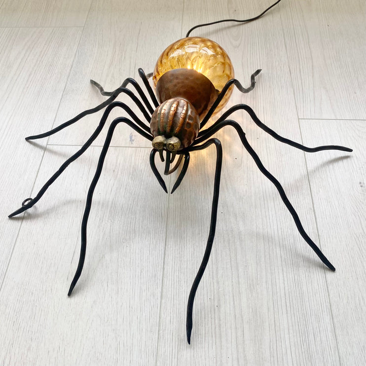 Copper Spider Sconce