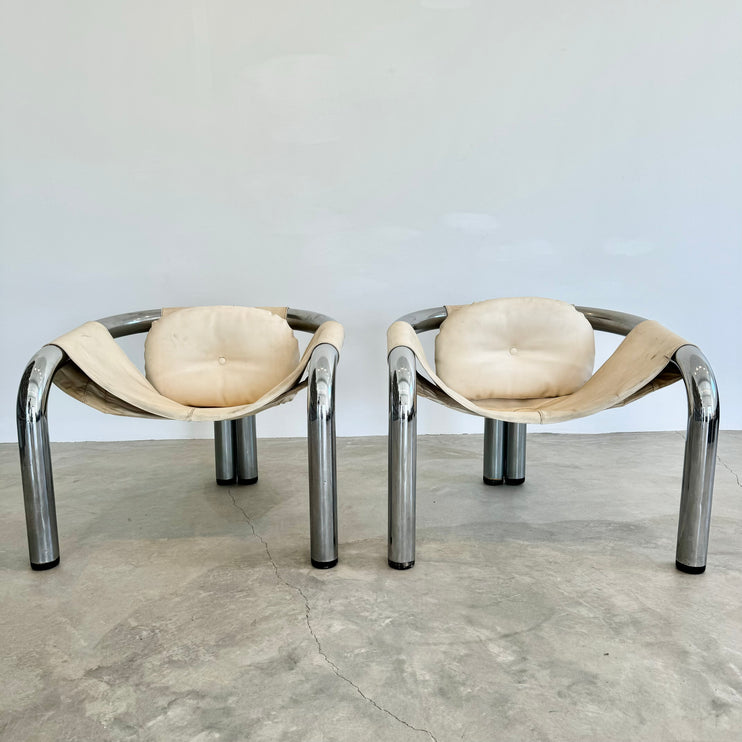 Pair of Byron Botker Palo Alto Chairs for Landes, 1970s USA