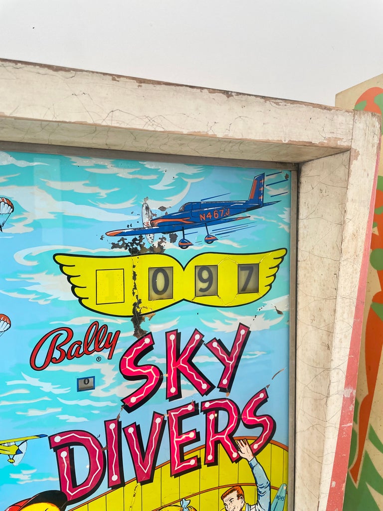 Sky Divers Pinball Arcade Game, 1964 USA