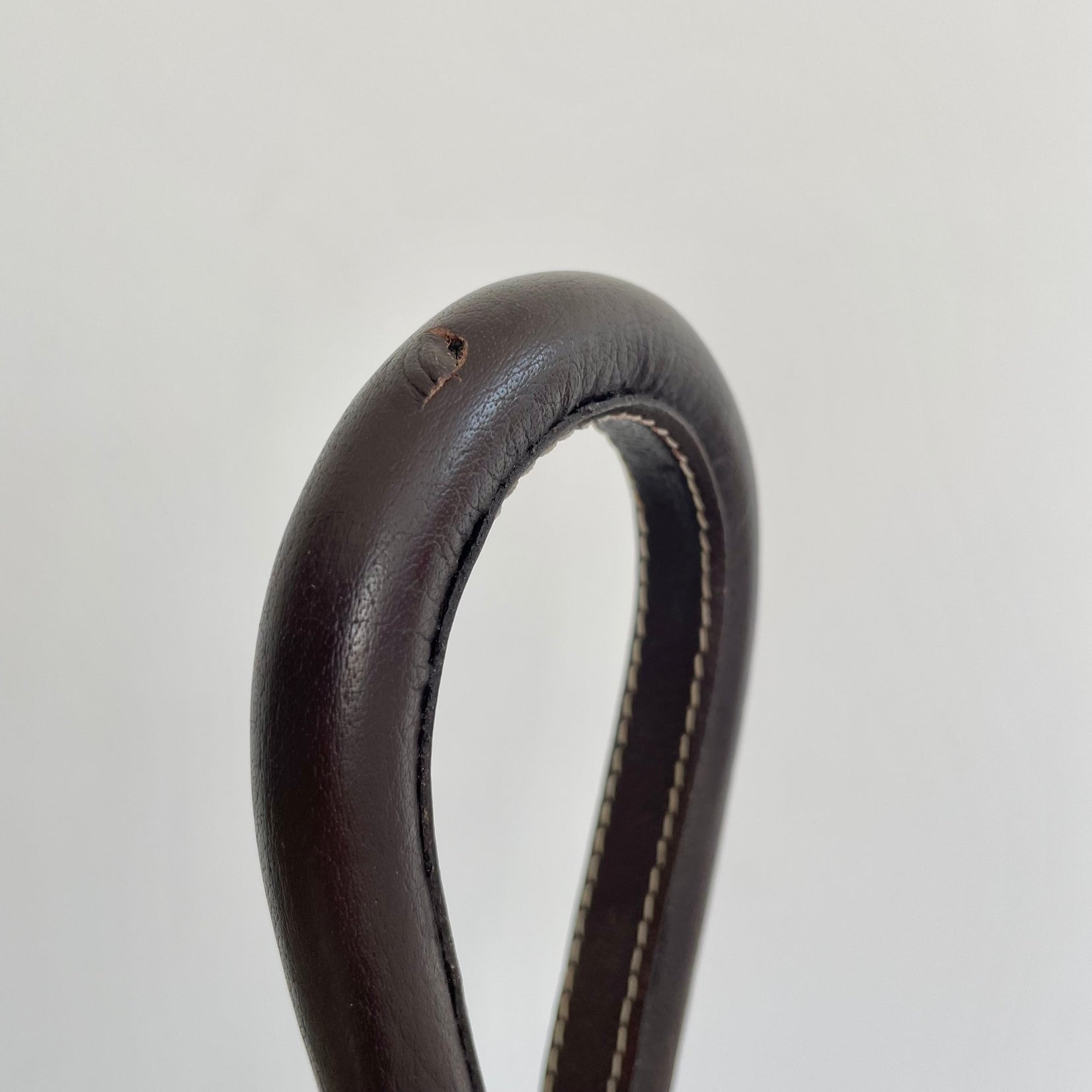 Leather and Iron Fireplace Set in the Style of Jacques Adnet, 1980s USA