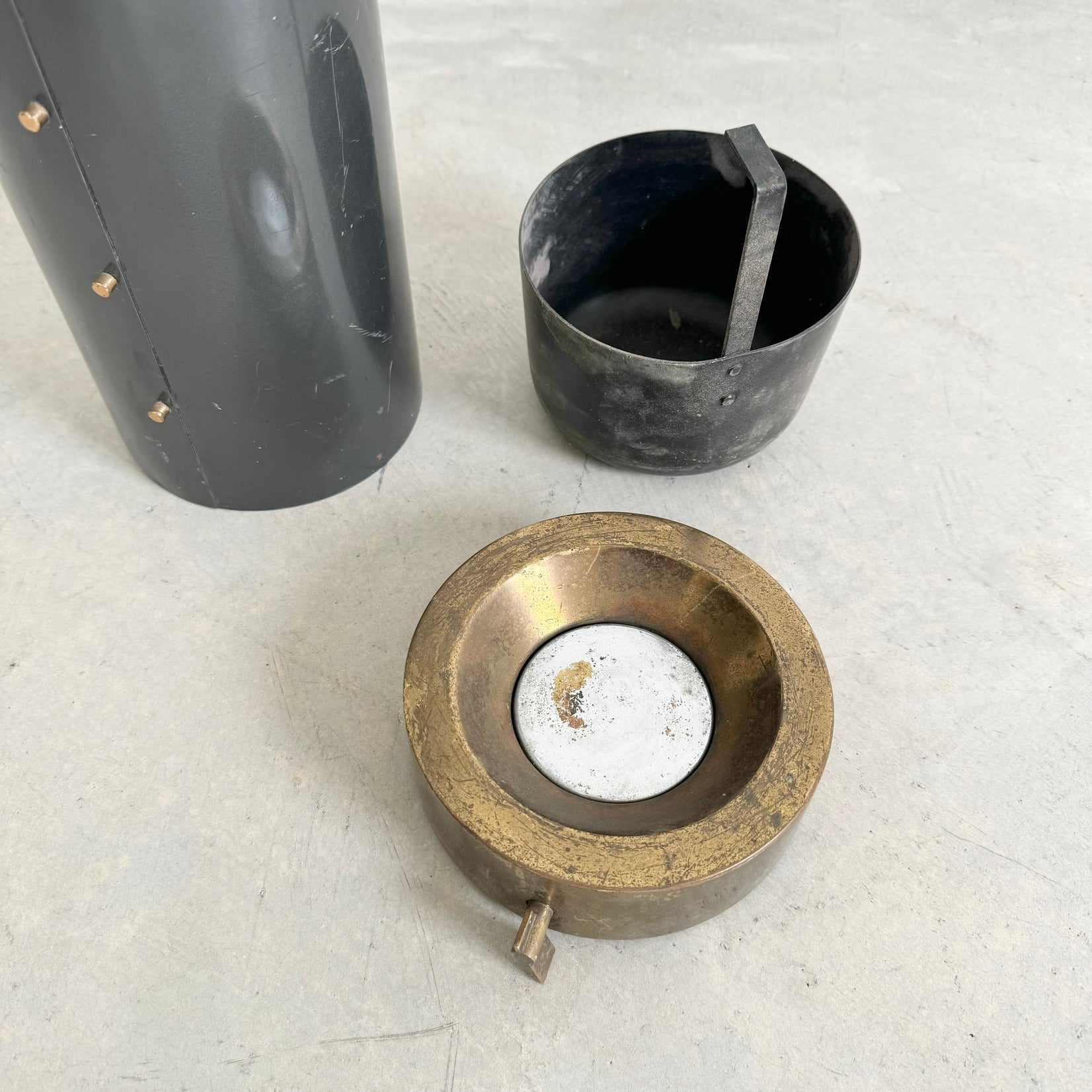 Stilnovo Brass Standing Ashtray